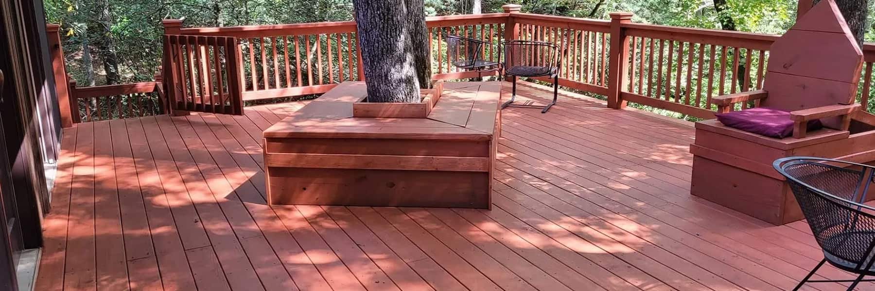 decks in wnc